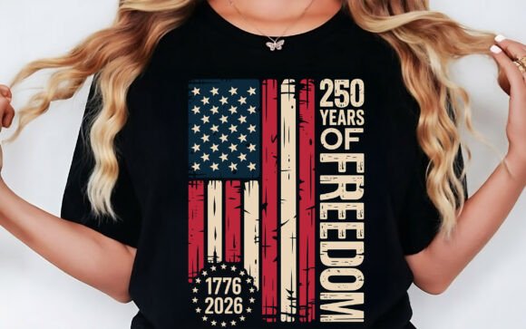 250 Years of Freedom Graphics for T-Shirt Designs