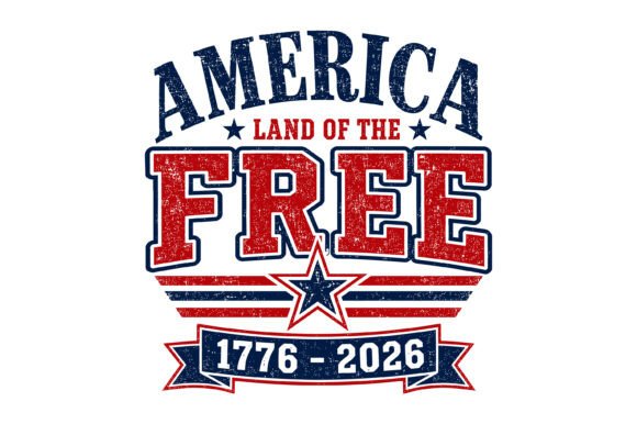 America Free 250th SVG: Graphics for T-Shirt Designs