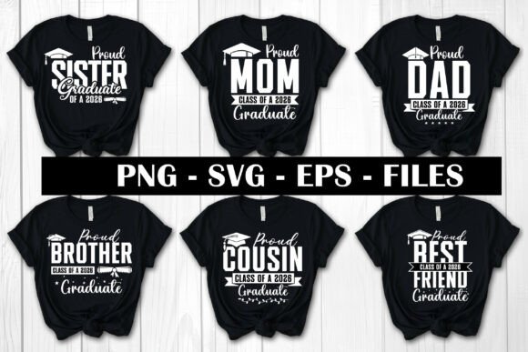 Class of 2026 Bundle: Graphics & T-Shirt Designs