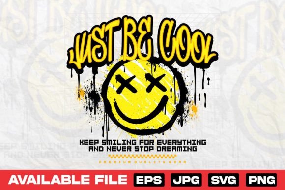 Graffiti Smiley: Bold Graphics for T-Shirt Designs