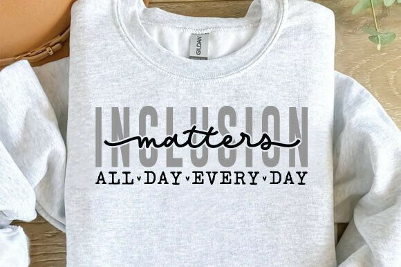 Inclusion PNG: Graphics for T-Shirt Designs