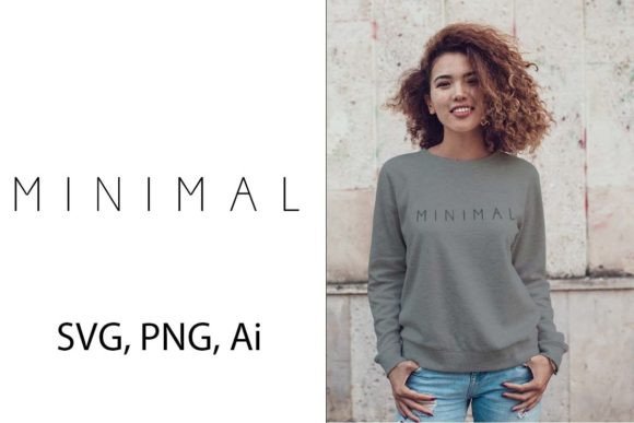 Minimal T-shirt Design Text: Graphics Freebies Review