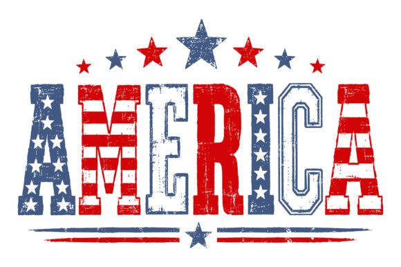 Patriotic America SVG: Graphics for T-Shirt Designs