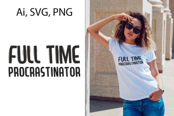 Procrastinator T-shirt Graphics: A Freebie Review