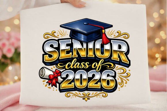 Senior 2026 Graphics for T-Shirt Designs