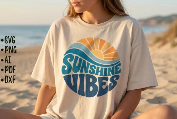 Sunshine Vibes: Summer T-Shirt Designs & Graphics