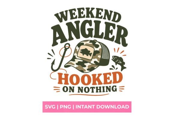 Weekend Angler Hooked on Nothing SVG: A Designer's Review