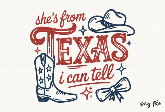 Western Texas Hand Graphics for T-Shirt Designs